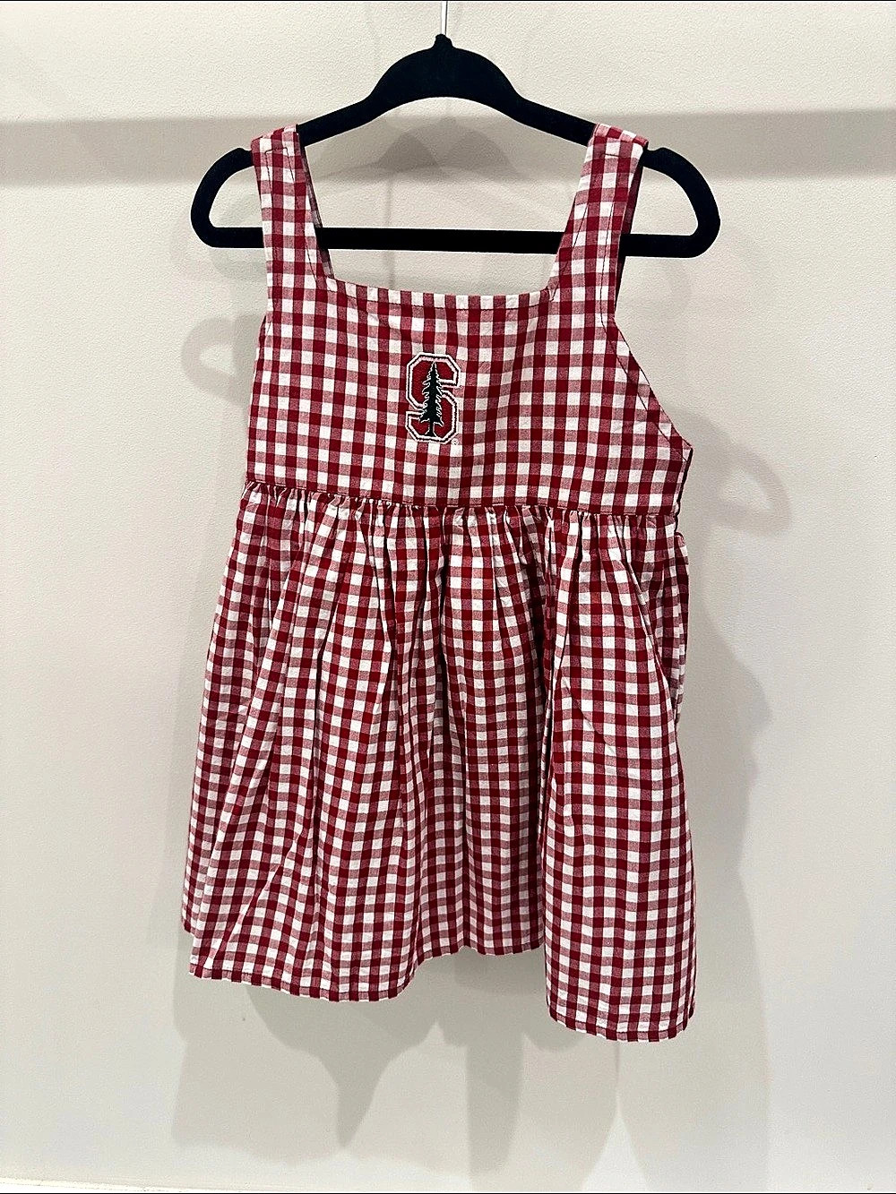 Garb Girls Stanford Red & White Gingham Dress